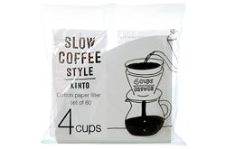 Kinto Slow Brew Kaffefilter 4 Kops 60stk