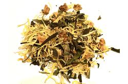 White tropical tea